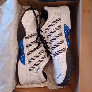 🎾K-SWISS Mens 🎾 Hypercourt Express Tennis shoes Like New SZ 11 US white black